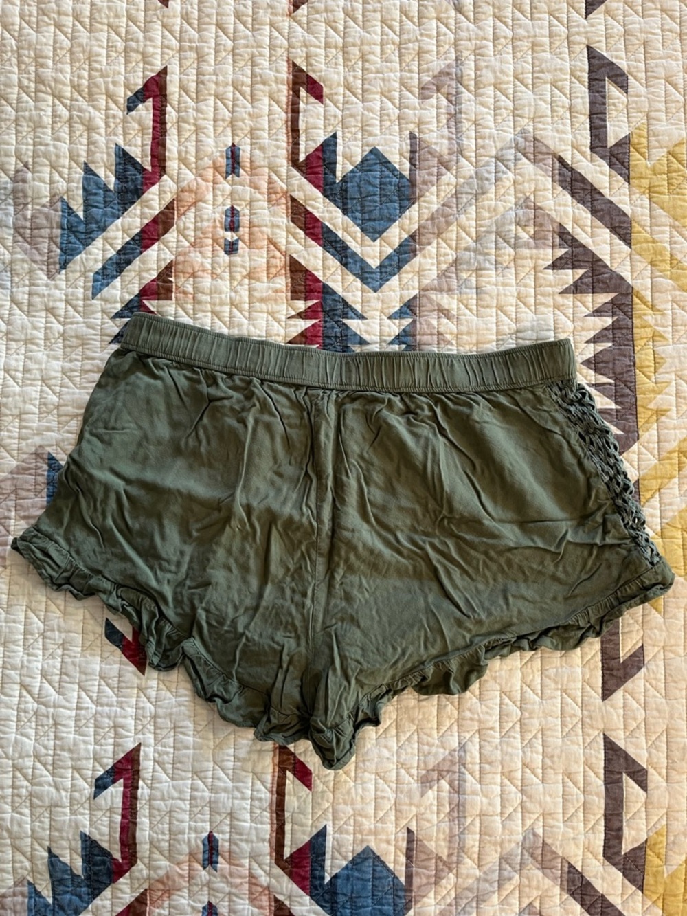 Green Aerie Shorts - Picture 2 of 3